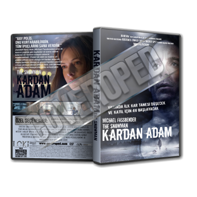 Kardan Adam - The Snowman V2 2017 Türkçe Dvd Cover Tasarımı